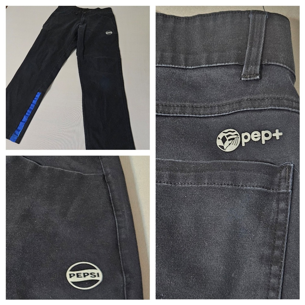 Pepsi Pants Mens 30x29 Blue‎ Employee Pep+ Logo Workwear Corporate Promo